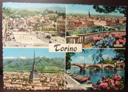TORINO 1962 5 Dic Cartolina Viaggiata X Galatone (LE) - Annullo A Targhetta Centenario Poste Italiane - Vedi Foto - Multi-vues, Vues Panoramiques
