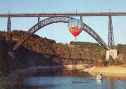 - CPSM - Centenaire Du Viaduc De Garabit - Ballon " JEANS SETRAK " Du Cantal Mongolfières Club - 137 - Montgolfières