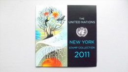 UNO-New York 1242/3, 1254/69, 1272/6, Bl. 36, Souvenir-Folder 2011 **/mnh, Jahreszusammenstellung 2011 - Neufs
