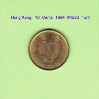 HONG KONG   10  CENTS  1994   (KM # 66) - Hong Kong