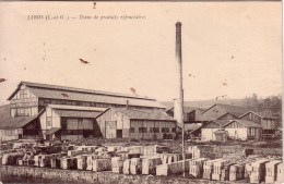 LIBOS  De FUMEL USINE DE PRODUITS REFRACTAIRE  INDUSTRIE USINE - Libos