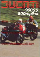Ducati 900 MIKE HAILWOOD REPLICA - 900 SS 1979 Depliant Originale Factory Original Brochure - Motoren