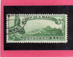 SAN MARINO 1929 ESPRESSI SPECIAL DELIVERY ESPRESSO LIBERTA´ FREEDOM LIRE 1,25 USATO USED - Eilpost