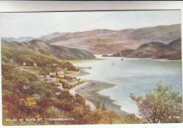 Old Postcard, Kyles Of Bute At Tighnabruaich (pk14775) - Bute