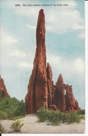 Carte Postale Colorado 1920 : Garden Of The Gods : The Three Graces - Rocky Mountains