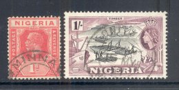 NIGERIA, Postmarks MINNA, ONITSHA - Nigeria (...-1960)