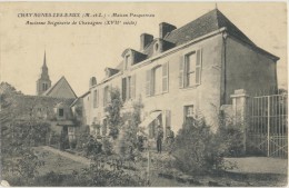 CPA 49 CHAVAGNES LES EAUX - Carte Rare - Maison Pasquereau - Ancienne Seigneurie De Chavagnes - Thouarce