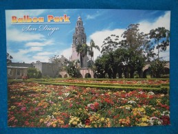 California Tower In Balboa Park As Seen From The  Alcazar Garden - San Diego