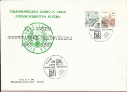 120 Years Of Economic Brotherhoods, Virje, 17.11.1987., Yugoslavia, Cover - Covers & Documents