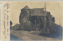 CPA 62 Carte-photo N°1 - Destruction De L´église D´ Hébuterne - Après Le Bombardement - Other & Unclassified