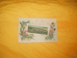 CARTE POSTALE ANCIENNE CIRCULEE DATE ?. / DE BIEVRES JE VOUS ENVOIE CES FLEURS / CACHETS + TIMBRES. - Bievres