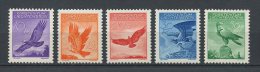 LIECHTENSTEIN 1934 PA N° 9/13 ** Neufs = MNH Superbes Cote 350 € Faune Oiseaux Aigle Royal Rapaces Birds Fauna Anim - Poste Aérienne