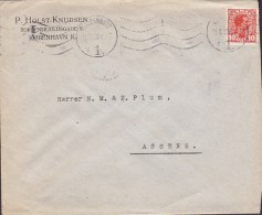 Denmark P. HOLST-KNUDSEN Tordenskjoldsgade 9,  KJØBENHAVN K. (1.) 1919 Cover Brief To ASSENS Arrival (2 Scans) - Brieven En Documenten