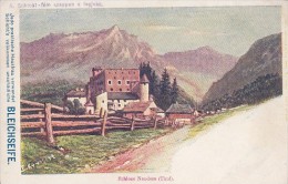 CPA NAUDERS- NAUDERBERG CASTLE, MOUNTAINS - Nauders