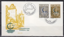 = Enveloppe 1er Jour Europa Luxembourg N°684 & 685 Le 26.9.66 - 1966