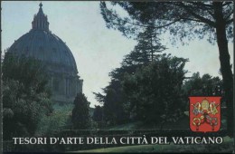 1993 Vaticano, Libretto Tesori Città Del Vaticano, Serie Completa Usata - Carnets