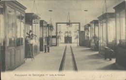 Beirlegem.  -  Pensionnat   -  Salle De Musique;  1914 ;  Relais Stempel Naar Oostacker - Zwalm