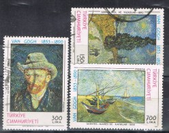 R 618. Sellos Pintor VAN GOGH TURQUIA 1990  º - Usados