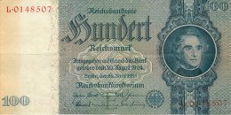 BILLET DE 100 REICHSMARK 24 JUIN 1935 SERIE L - 100 Reichsmark