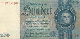 BILLET DE 100 REICHSMARK 24 JUIN 1935 SERIE K - 100 Reichsmark