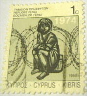Cyprus 1988 Refugee Fund 1c - Used - Used Stamps