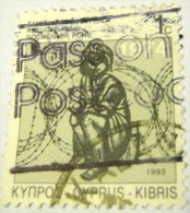 Cyprus 1993 Refugee Fund 1c - Used - Used Stamps