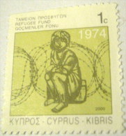 Cyprus 2000 Refugee Fund 1c - Used - Used Stamps
