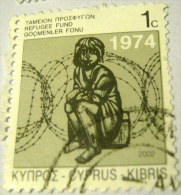Cyprus 2002 Refugee Fund 1c - Used - Used Stamps