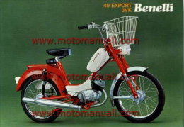 Benelli 49 EXPORT 3 VK 1974 Depliant Originale Genuine Factory Brochure Prospekt - Motorräder