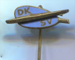 Rowing, Kayak, Canoe - German Canoe Sports Association, East Germany DDR, Vintage Pin, Badge, Enamel - Rowing