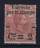 Italy: 1890 Sa  52  Not Used (*) Sg - Mint/hinged