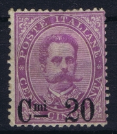 Italy: 1890 Sa 58, Mi Nr 57,  MH/* - Neufs