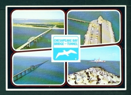 USA  -  Chesapeake Bay Bridge-Tunnel  Unused Postcard As Scan - Virginia Beach