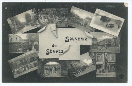 CPA MULTIVUES SOUVENIR DE SEVRES, HAUTS DE SEINE 92 - Sevres