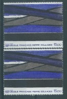 Variété : N° 2448 Pierre Soulage Bande Transversale Violet Pâle Au Lieu De Violet Foncé + Normal ** - Unused Stamps