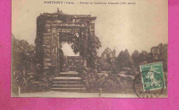 PONTIGNY   -   ** RUINES DE L' ANCIENNE CHAPELLE DU XIIè Siècle **   -   Editeur : ESPAGNOL.  N°/ A. - Pontigny
