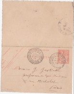 CARTE LETTRE - ENTIER POSTAL  Toulouse Arnaud Bernard 1904 - Kartenbriefe