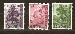 Liechtenstein 1957 Yvertnr. 319-21 (*) MLH Cote 10,00 Euro - Ongebruikt