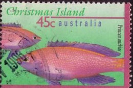 1996 - Christmas Island Marine Life 45c PRINCESS ANTHIAS Stamp FU - Christmas Island