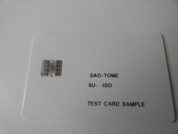 RARE : SAO - TOME  TEST CARD - São Tomé Und Príncipe