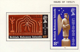Iles Salomon (1970) - "Noël"  Neufs* - British Solomon Islands (...-1978)