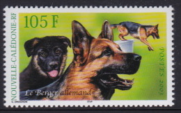 New Caledonia 2003 Dogs German Shepherd MNH - Gebraucht