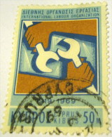 Cyprus 1969 The 50th Anniversary Of The International Labour Organization 50m - Used - Used Stamps