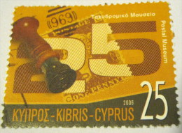Cyprus 2006 The 25th Anniversary Of The Postal Museum 25c - Used - Used Stamps