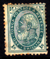 Tonga 1886 SG 4b Mint No Gum Toning - Tonga (...-1970)