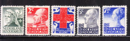Netherlands 1927 60th Anniversary Red Cross Society Mint - Unused Stamps