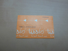 Ticket De Transport (Métro - Tramway - Bus) "tisséo TRIBU 2 - 12 PERS / JOUR" TOULOUSE (31) - Europa