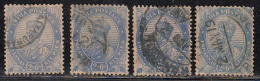 2a6p Shade Varities, King George V Single Star, British India Used 1911 - 1911-35 King George V