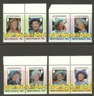 MONTSERRAT Königin Queen Eizabeth II Muster Specimen MNH - Montserrat