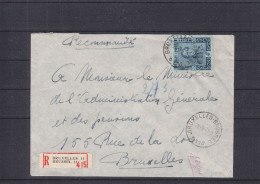 U.P.U. - Timbres Sur Timbres -  - Belgique - Lettre Recommandée De 1949 ° - Oblitération Bruxelles - Storia Postale